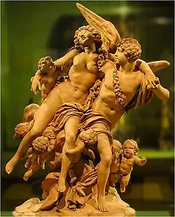 Cupido e Psiquê por Clodion (d. 1814)