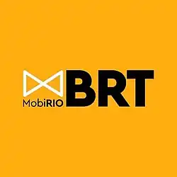 Logomarca do BRT Mobi-Rio lançada em 2022