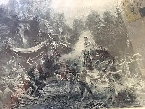 Konstantin Makovsky, Bacanal da Primavera, 1891