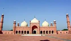 Mesquita Badshahi, em Lahore, Panjabe, Paquistão