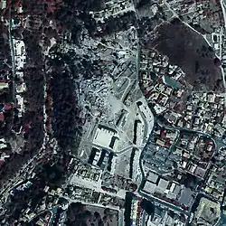 Ortofotografia aérea de 1995, centrada no Bairro do Fim do Mundo.