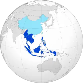 Localização da Grande China e da Rede de bambu Rede de bambu Grande China Camboja Indonésia Laos Malásia Myanmar Filipinas Singapura Tailândia Vietname