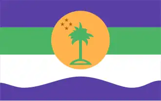 Bandeira de Estância Balneária de Ilha Comprida