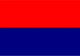 Bandeira mercantil da Província de Pernambuco, durante o Império do Brasil.