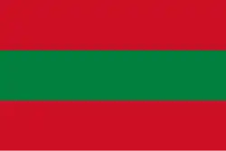 Bandeira oficial de San Juan de Ambato