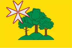 Bandeira de Almunia de San Juan