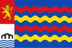 Bandeira de La Puebla de Alfindén