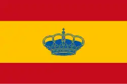 Bandeira para embarcações de recreio da Espanha