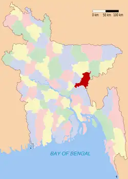 Brahmanbaria em destaque no país