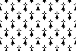 Bandeira armorial do Ducado da Bretanha