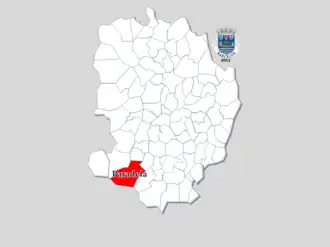 Localização no município de Barcelos