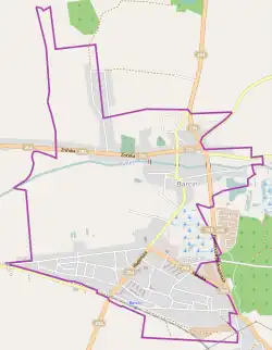 Localização de Barcin na Polónia