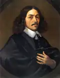 A pintura de Bartholomew Vermuyden, antes atribuída a van Riebeeck e usada em notas e moedas