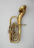 Um saxhorn baixo, 1863