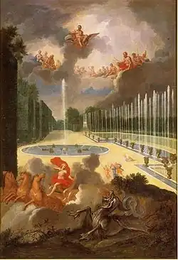 "Bassin du Dragon" de Jean Cotelle, c. 1693.
