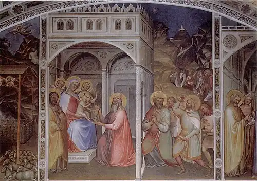 "Os Três Reis Magos". Muro Norte