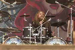 O baterista Atte Palokangas