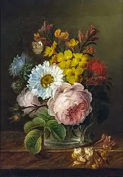 Buquê de flores em um copo de água (ca. 1774)