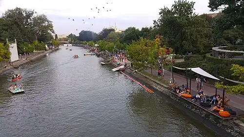 Canal do Bega no verão