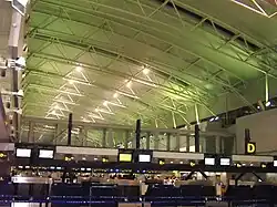 A sala de embarque do Terminal 2.