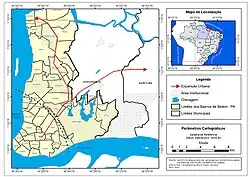 Belém: sentido da expansão urbana e metropolitana