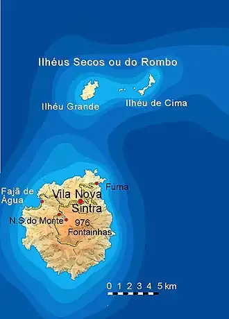 Mapa da Brava