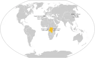 Localização de Império belga