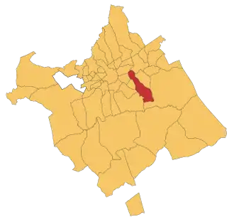 Localização de Beniaján na Região de Múrcia