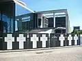 The leftmost of the White Crosses is devoted to him