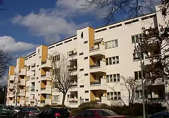 Apartamentos em Siemensstadt, Berlim, por Hans Scharoun (início da década de 1930)