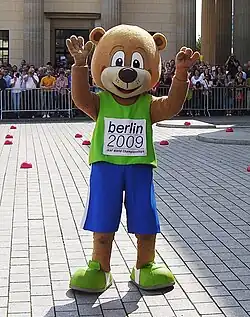 "Berlino", o mascote do Mundial.