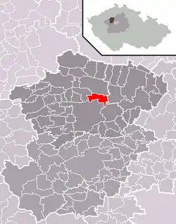 Localização de Beřovice
