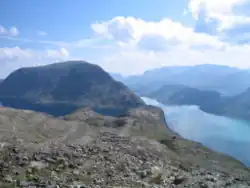 A cordilheira de Jotunheimen