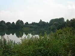 Vista da reserva natural De Zavelputten.