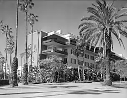 O hotel em 1959