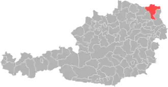 Mistelbach na Áustria