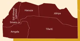 Os municípios e comunas da província