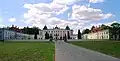Vista frontal do Palácio Branicki em Białystok.