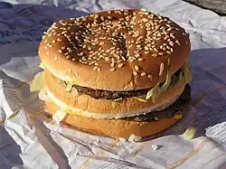 Big Mac, comprado em Canberra, Austrália