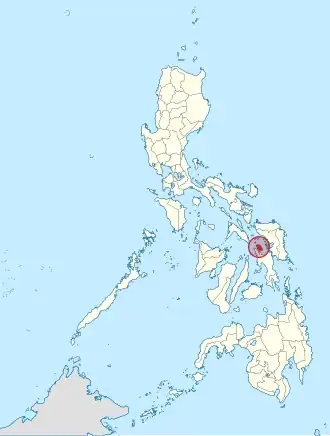Biliran na Visayas Orientais Coordenadas : 11°35'N, 124°29'E