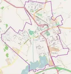 Localização de Biskupiec na Polónia