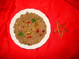 Bissara é um molho ou sopa marroquina de favas