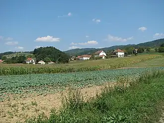 Vue générale de Bjelotići