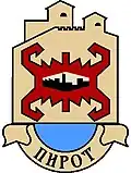 Brasão de armas de Pirot