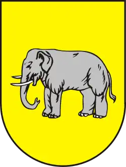 Primeiro brasão de armas de Benguela, fim do século XVII