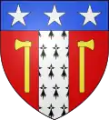 Brasão de armas de Bains-sur-Oust