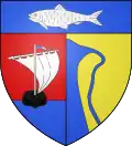 Brasão de armas de Cabourg