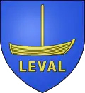 Brasão de armas de Leval