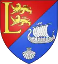 Brasão de armas de Luc-sur-Mer