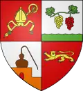 Brasão de armas de Saint-Genès-de-Lombaud